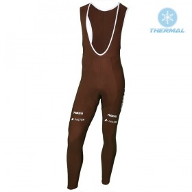 Collant à Bretelles 2018 AG2R La Mondiale Hiver Thermal Fleece N002
